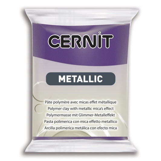 Cernit Polymer Clay 56g | Metallic - 900 Violet -