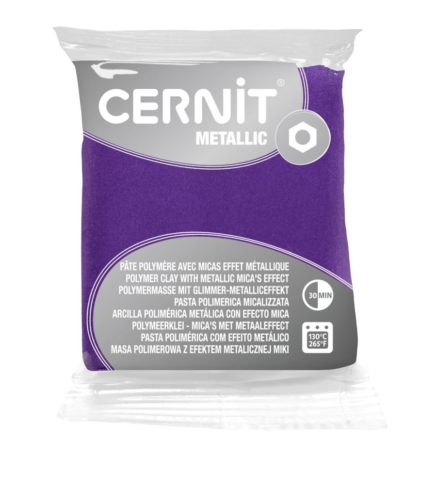 Cernit Polymer Clay 56g | Metallic - 900 Violet -