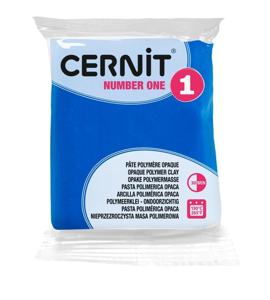 Cernit Polymer Clay 56g | Number One - 200 Blue -