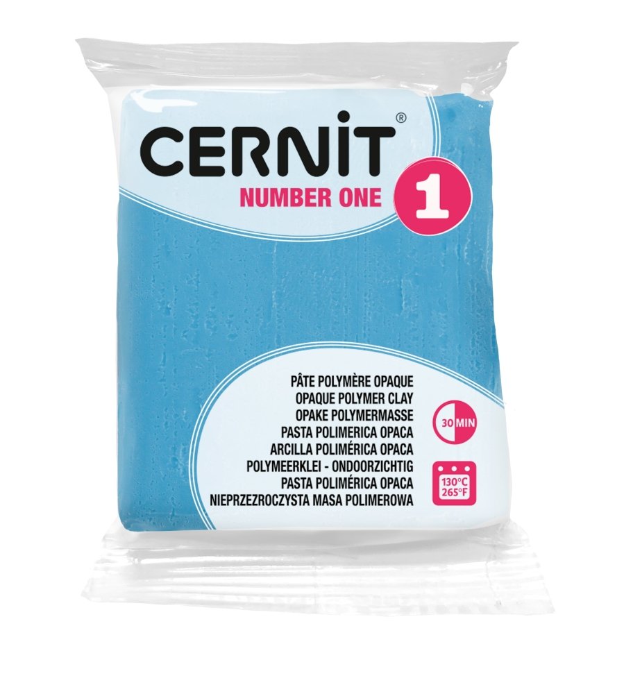 Cernit Polymer Clay 56g | Number One - 214 Sky Blue -