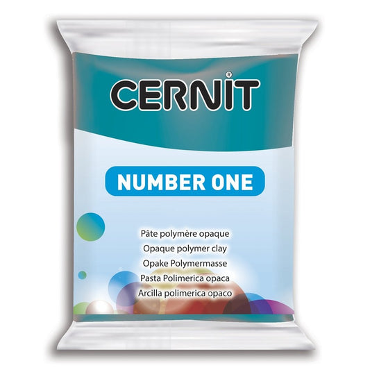 Cernit Polymer Clay 56g | Number One - 230 Duck Blue -