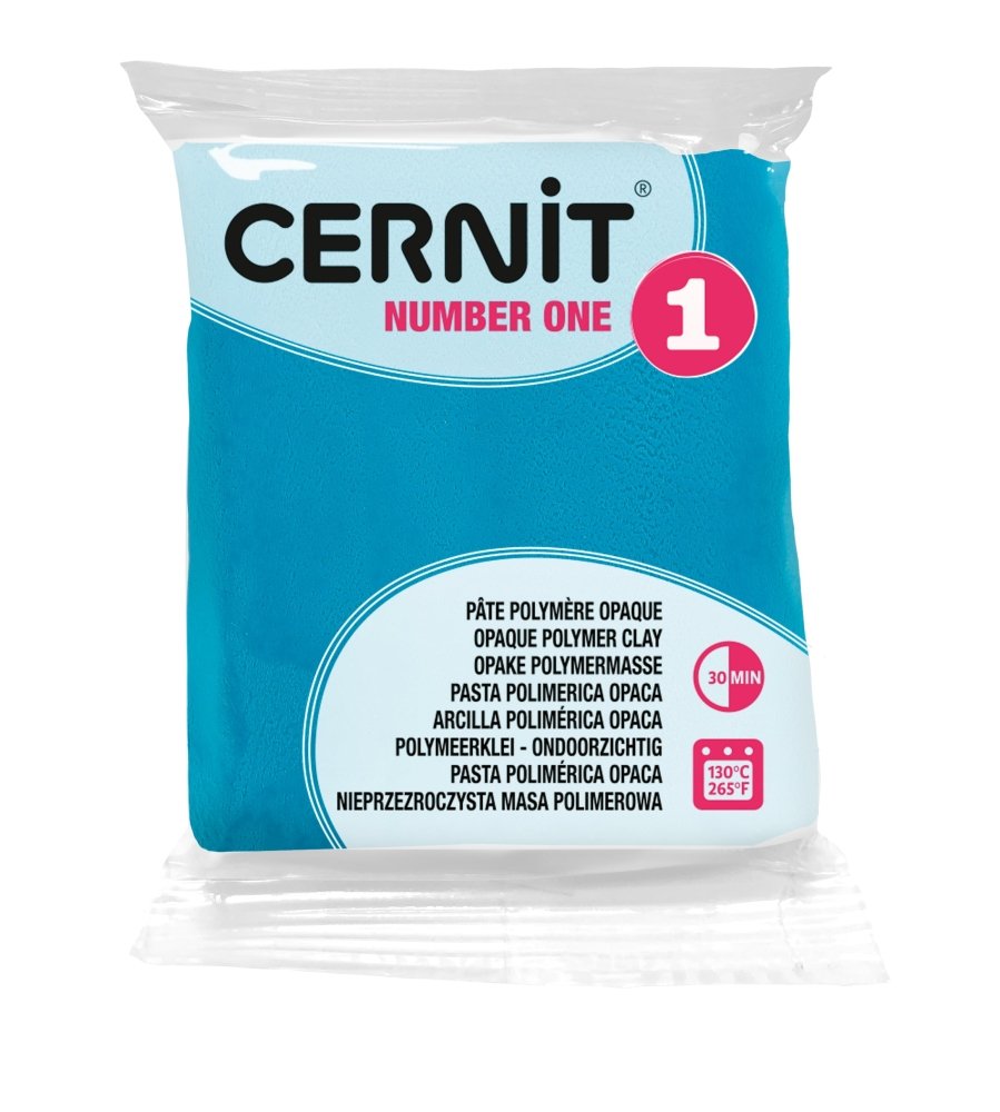 Cernit Polymer Clay 56g | Number One - 280 Turquoise Blue -