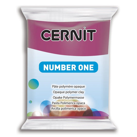 Cernit Polymer Clay 56g | Number One - 411 Bordeaux -