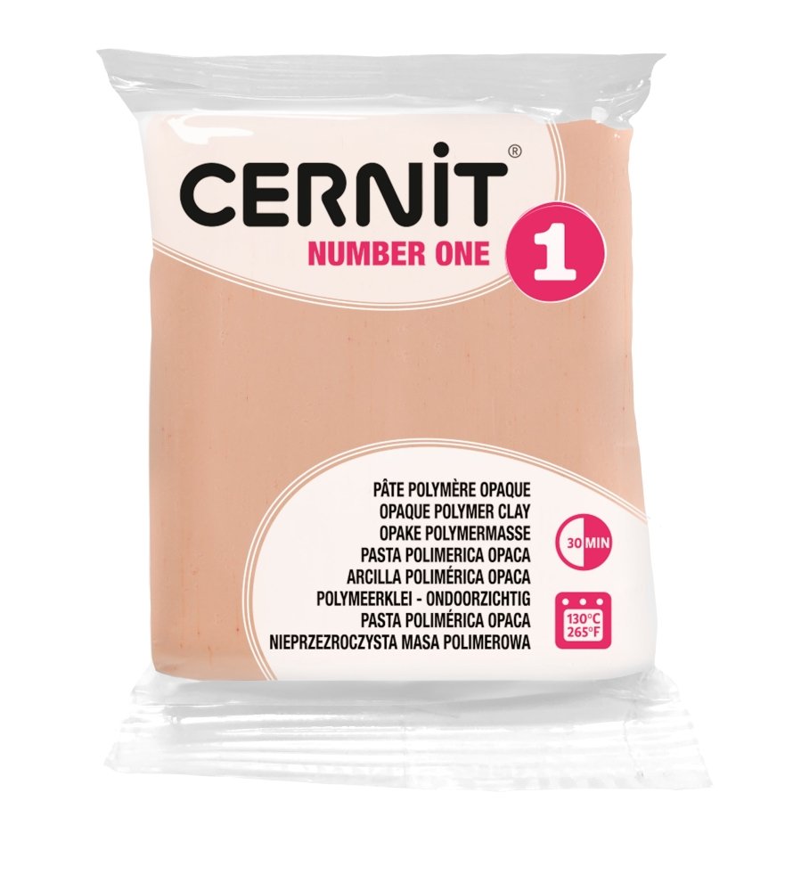 Cernit Polymer Clay 56g | Number One - 423 Peach -