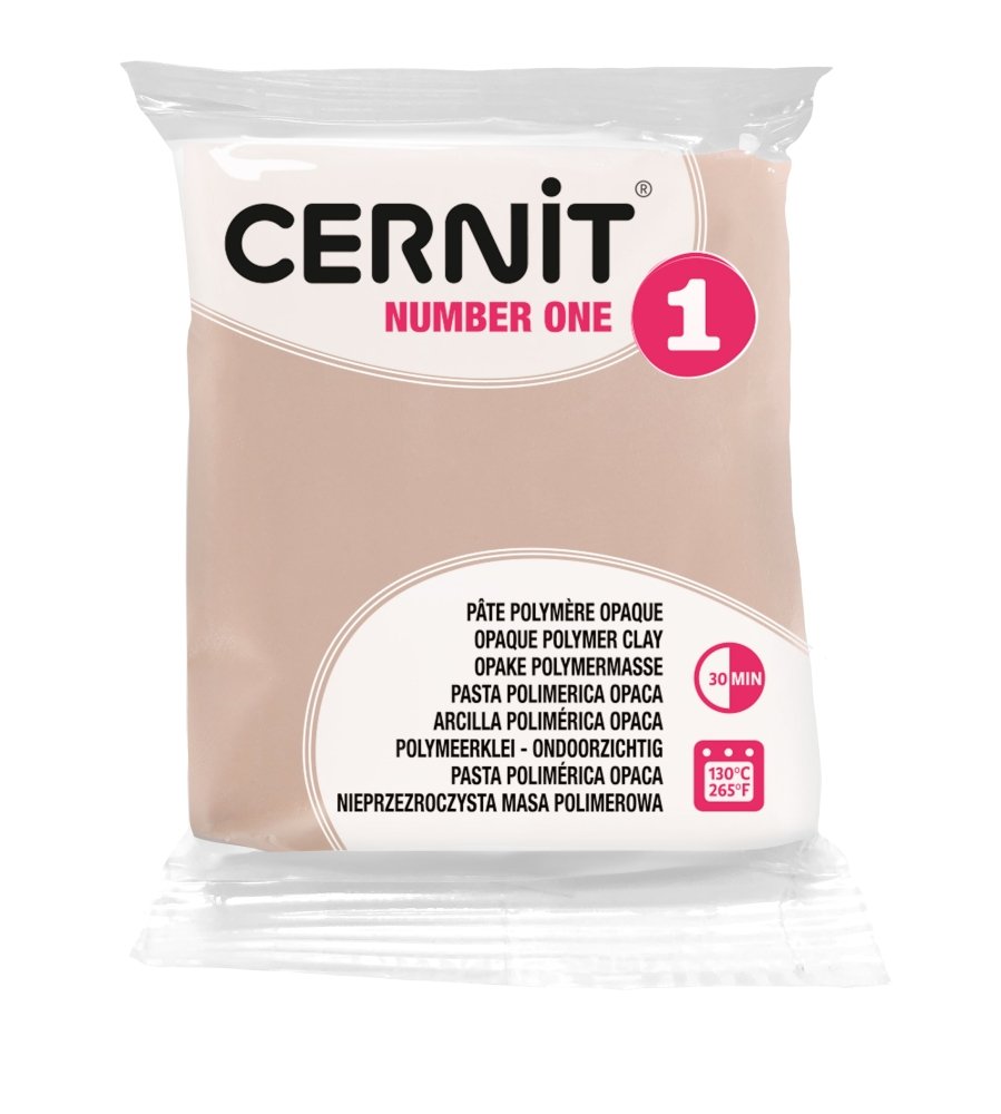 Cernit Polymer Clay 56g | Number One - 425 Rose Beige -
