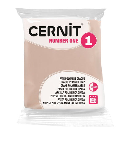 Cernit Polymer Clay 56g | Number One - 425 Rose Beige -