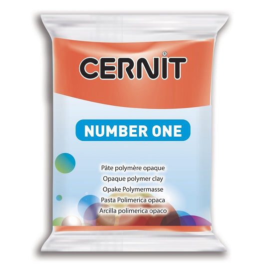 Cernit Polymer Clay 56g | Number One - 428 Poppy Red -