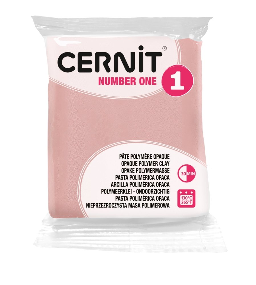 Cernit Polymer Clay 56g | Number One - 475 Rose Pink -