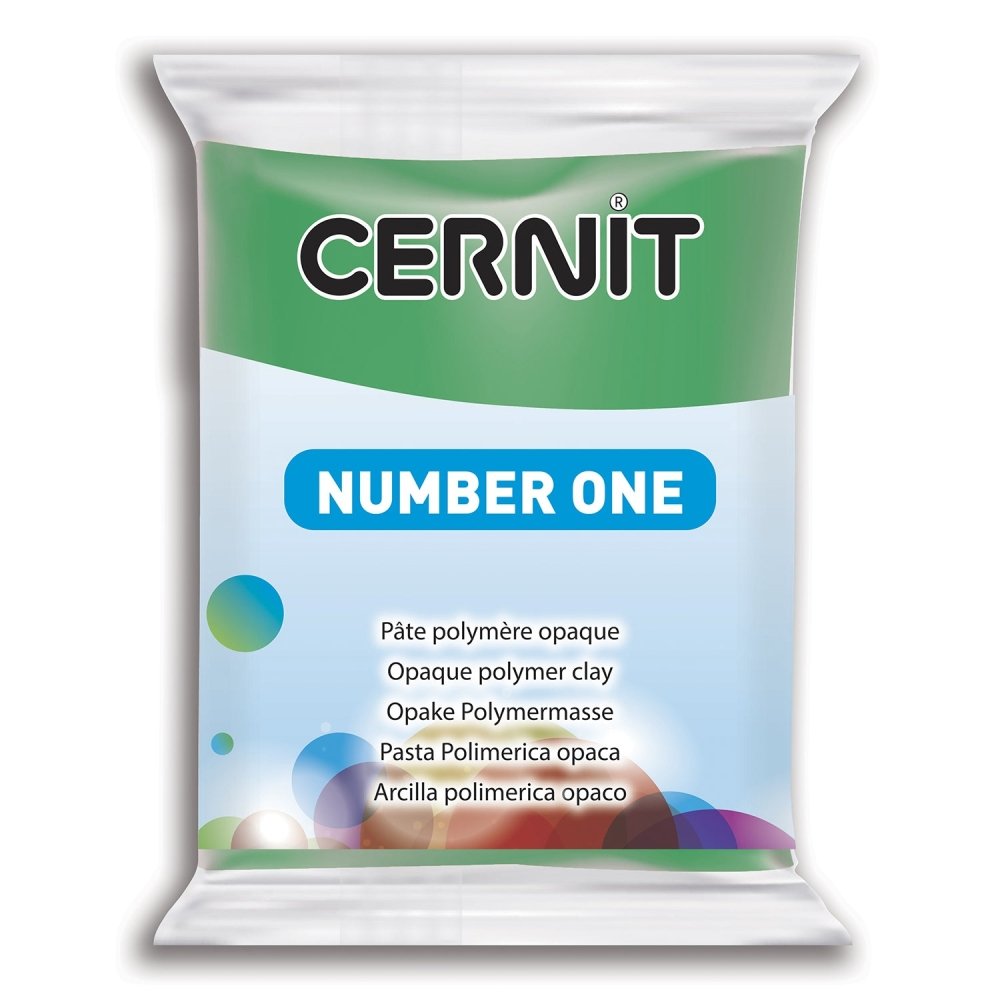 Cernit Polymer Clay 56g | Number One - 600 Green -