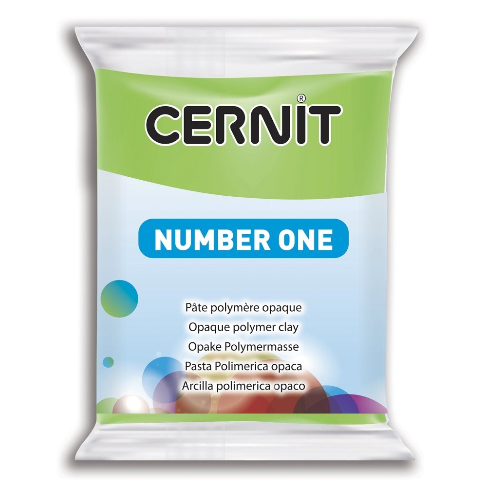 Cernit Polymer Clay 56g | Number One - 611 Light Green -