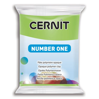 Cernit Polymer Clay 56g | Number One - 611 Light Green -