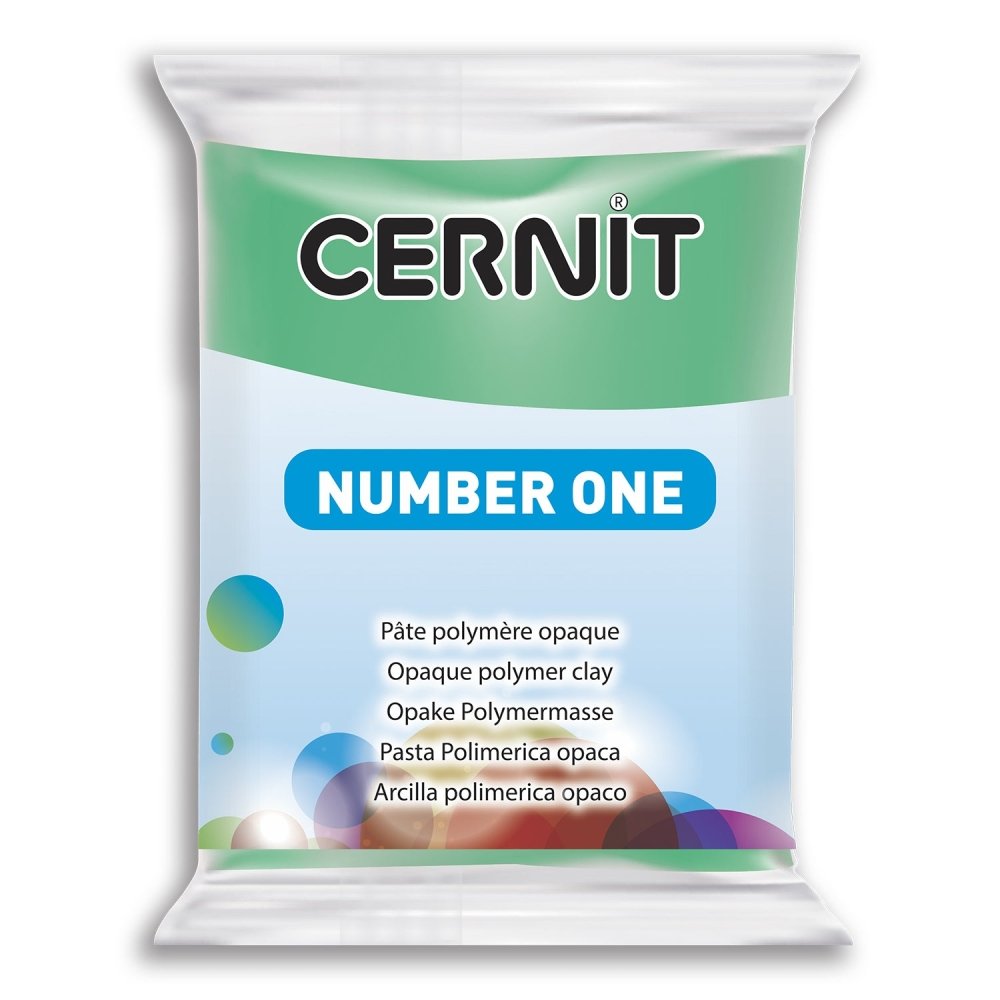 Cernit Polymer Clay 56g | Number One - 652 Lichen Green -