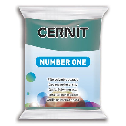 Cernit Polymer Clay 56g | Number One - 662 Fir Pine Green -