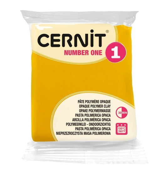 Cernit Polymer Clay 56g | Number One - 700 Yellow -
