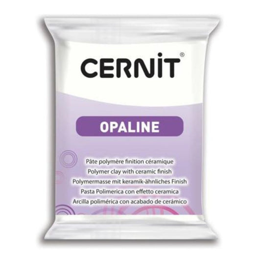 Cernit Polymer Clay 56g | Opaline - 010 White - 