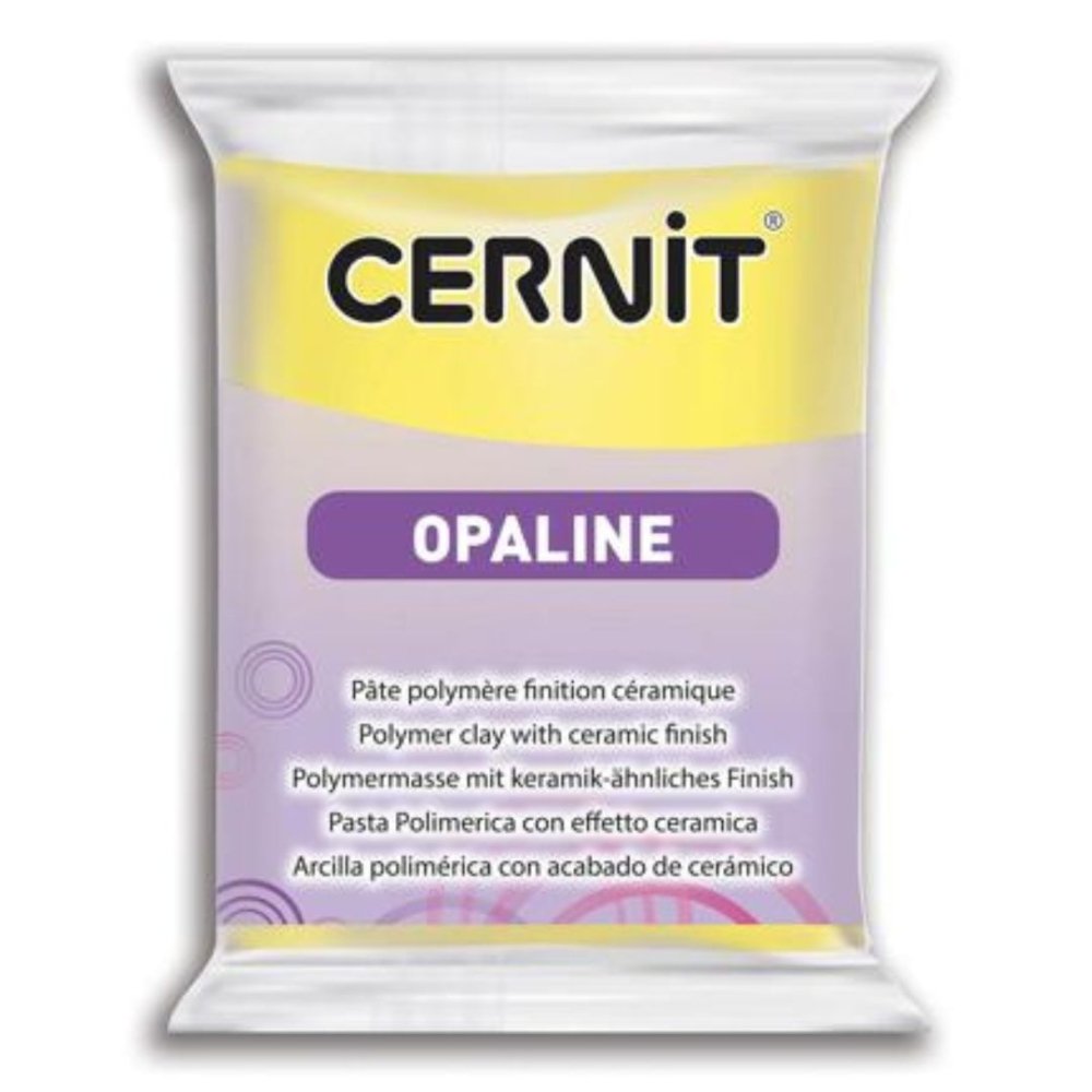 Cernit Polymer Clay 56g | Opaline - 717 Primary Yellow - 