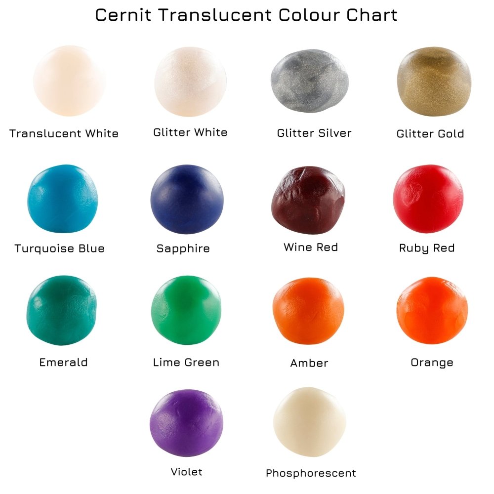 Cernit Polymer Clay 56g | Translucent - 275 Sapphire Blue -