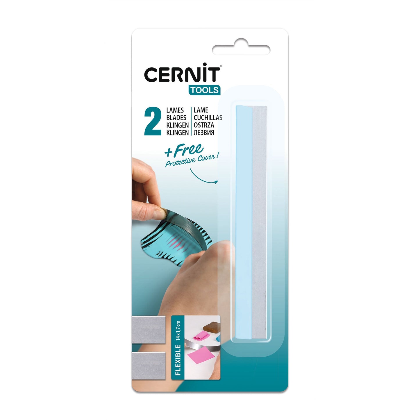 Cernit Slicer Blades | Flexible | Set of Two - for polymer clay