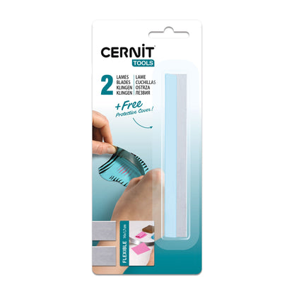 Cernit Slicer Blades | Flexible | Set of Two - for polymer clay
