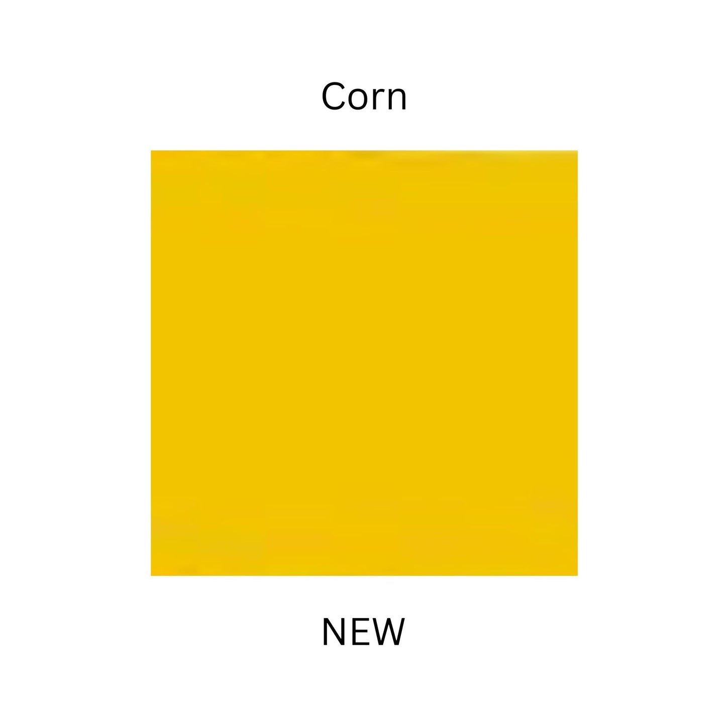Cernit Translucent polymer clay in colour corn. A bright yellow with fresh golden undertones, Corn cures to a clear, glowing finish that allows light to pass beautifully through the clay. Its sunny tone makes it ideal for faux resin pieces and citrus effects.