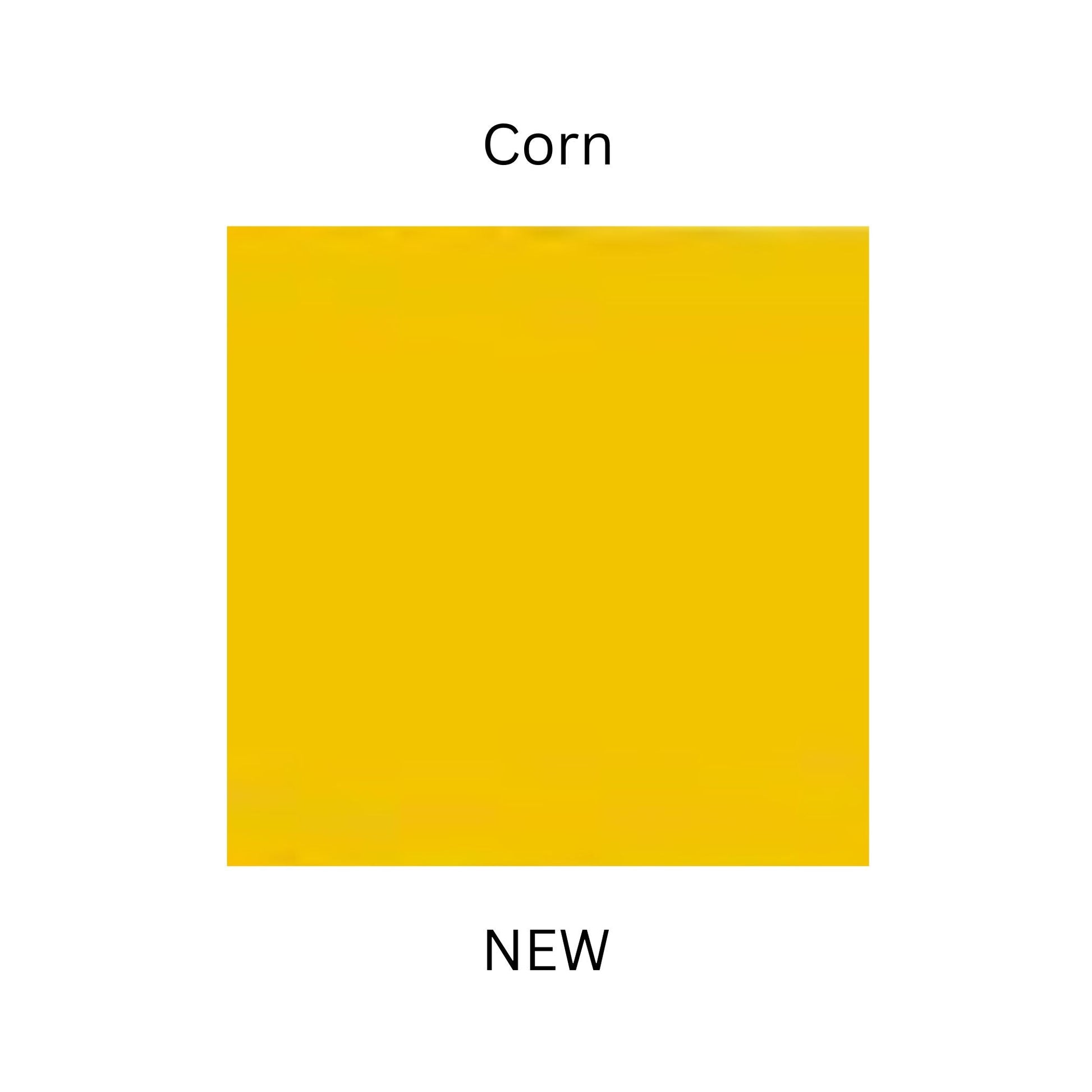 Cernit Translucent polymer clay in colour corn. A bright yellow with fresh golden undertones, Corn cures to a clear, glowing finish that allows light to pass beautifully through the clay. Its sunny tone makes it ideal for faux resin pieces and citrus effects.