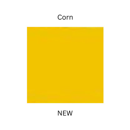 Cernit Translucent polymer clay in colour corn. A bright yellow with fresh golden undertones, Corn cures to a clear, glowing finish that allows light to pass beautifully through the clay. Its sunny tone makes it ideal for faux resin pieces and citrus effects.