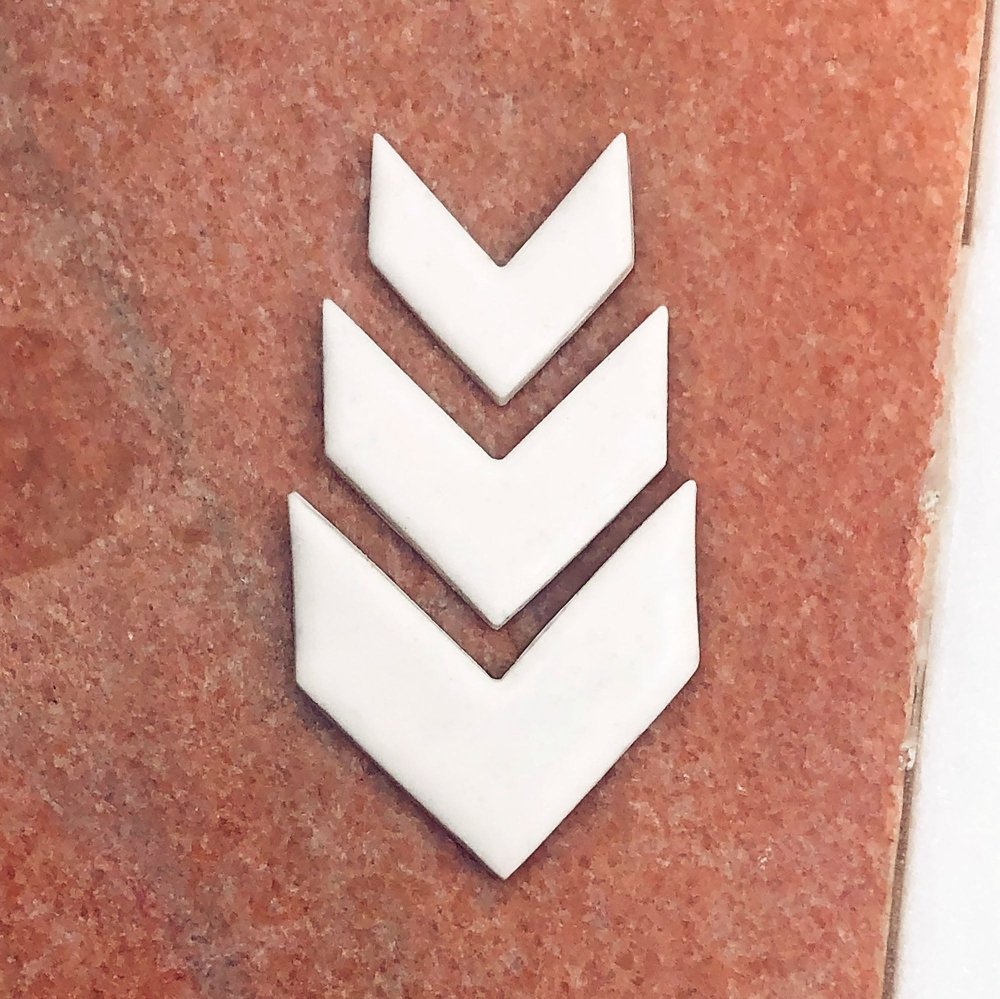 Chevron Clay Cutter | Arrow Shape -