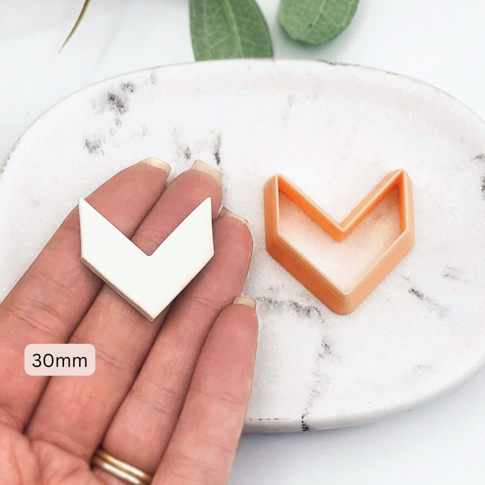 Chevron Clay Cutter | Arrow Shape - 