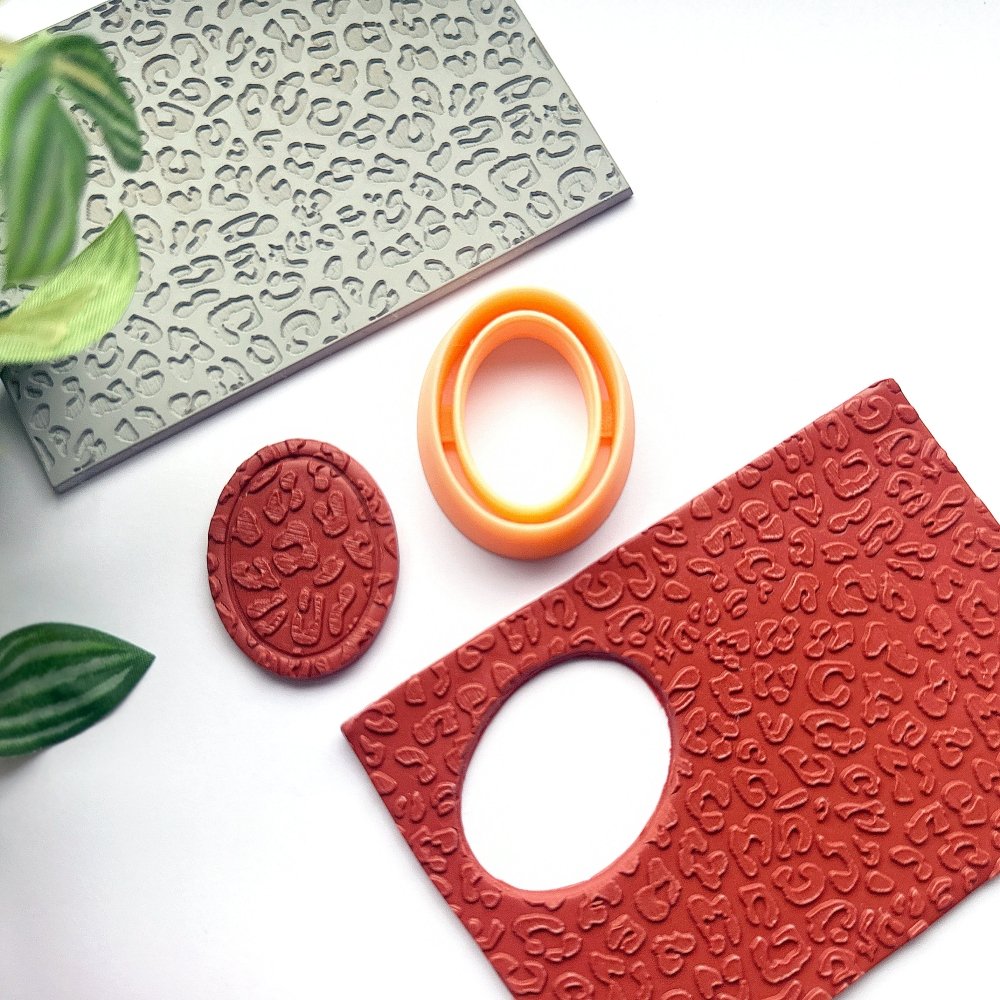 Chunky Oval Frame | Border Polymer Clay Cutter - 