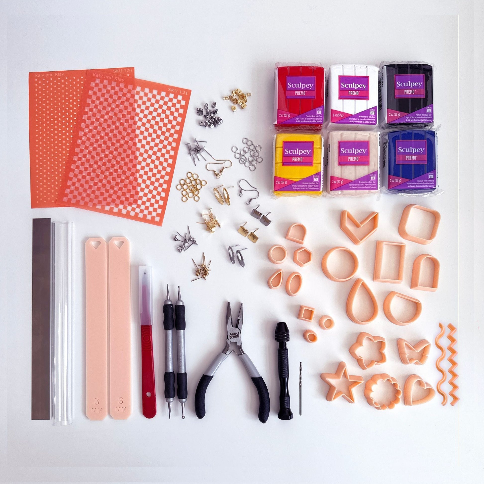 mega polymer clay starter kit for beginners