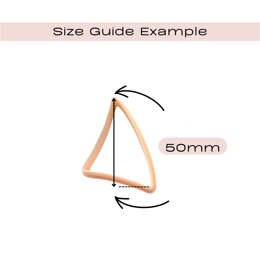 ClayBoutique Clay Cutter (35) | Abstract Triangle - 
