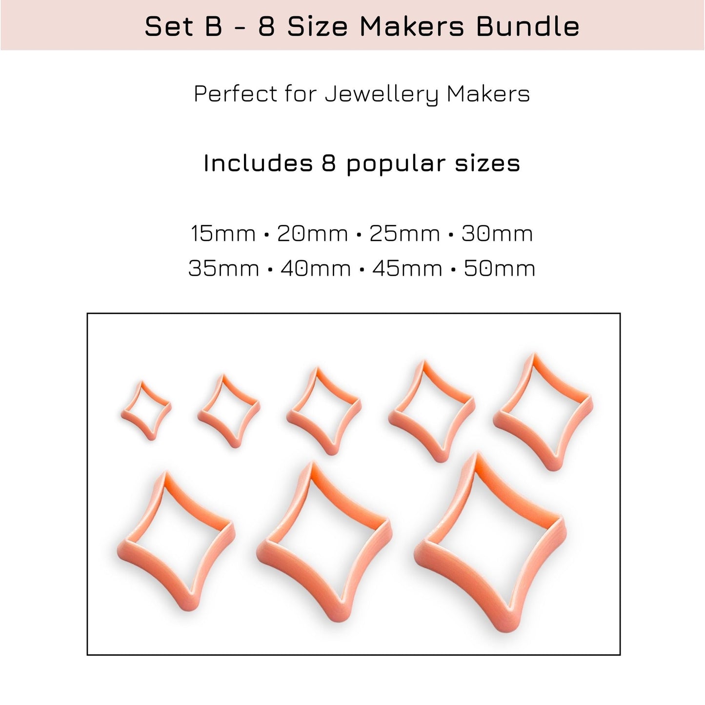 Concave Diamond Clay Cutter - 