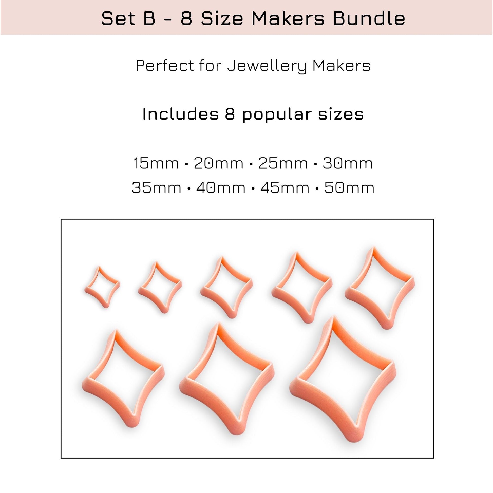 Concave Diamond Clay Cutter - 