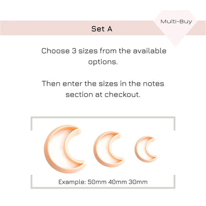 Crescent Moon Clay Cutter - 