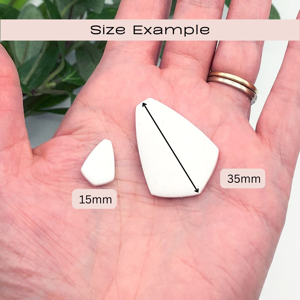 Elongated Tapered Trapeziod Clay Cutter - 