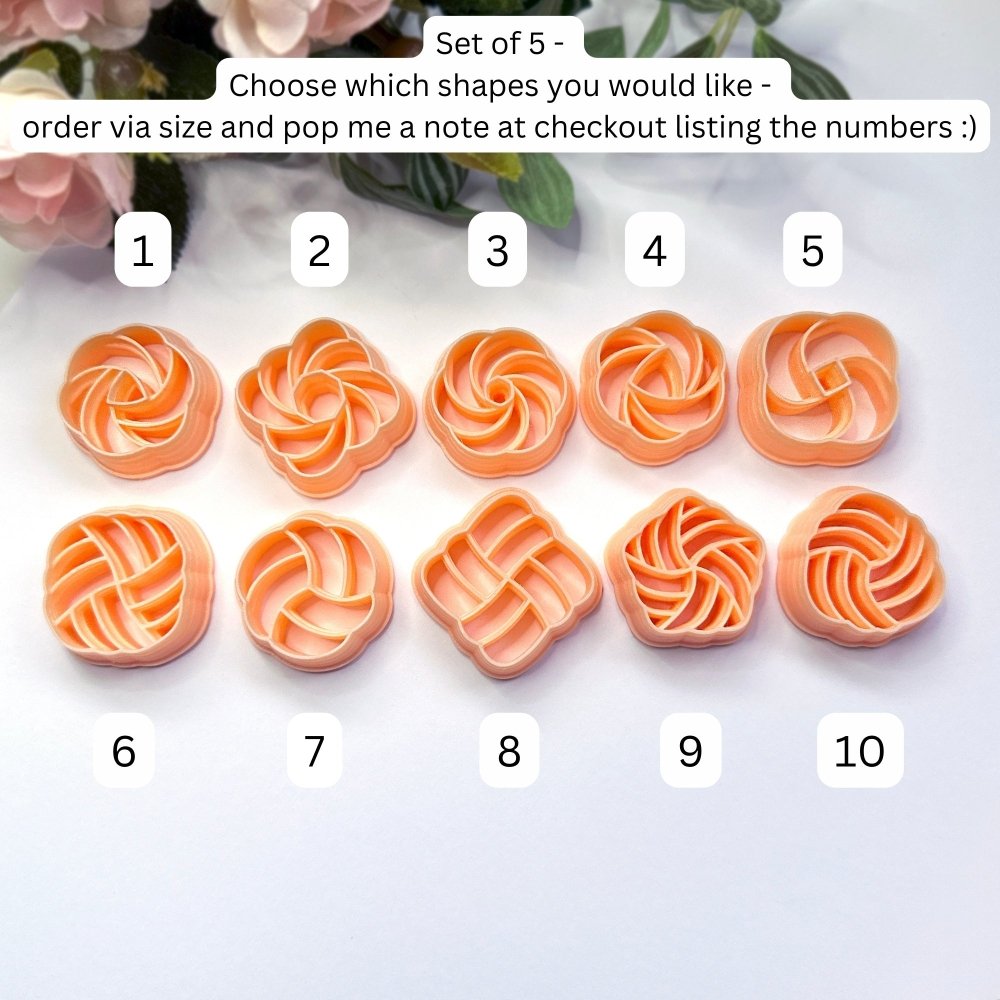 Entwined Knot Clay Cutters | Set -