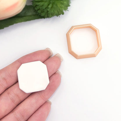 Square w/ Cut Corners Clay Cutter | Octagon Shape -