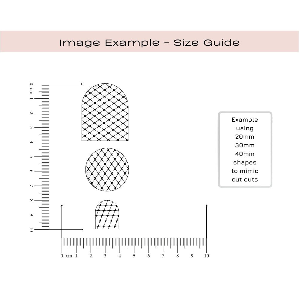 Fishnet Lace Silkscreen Stencil - 