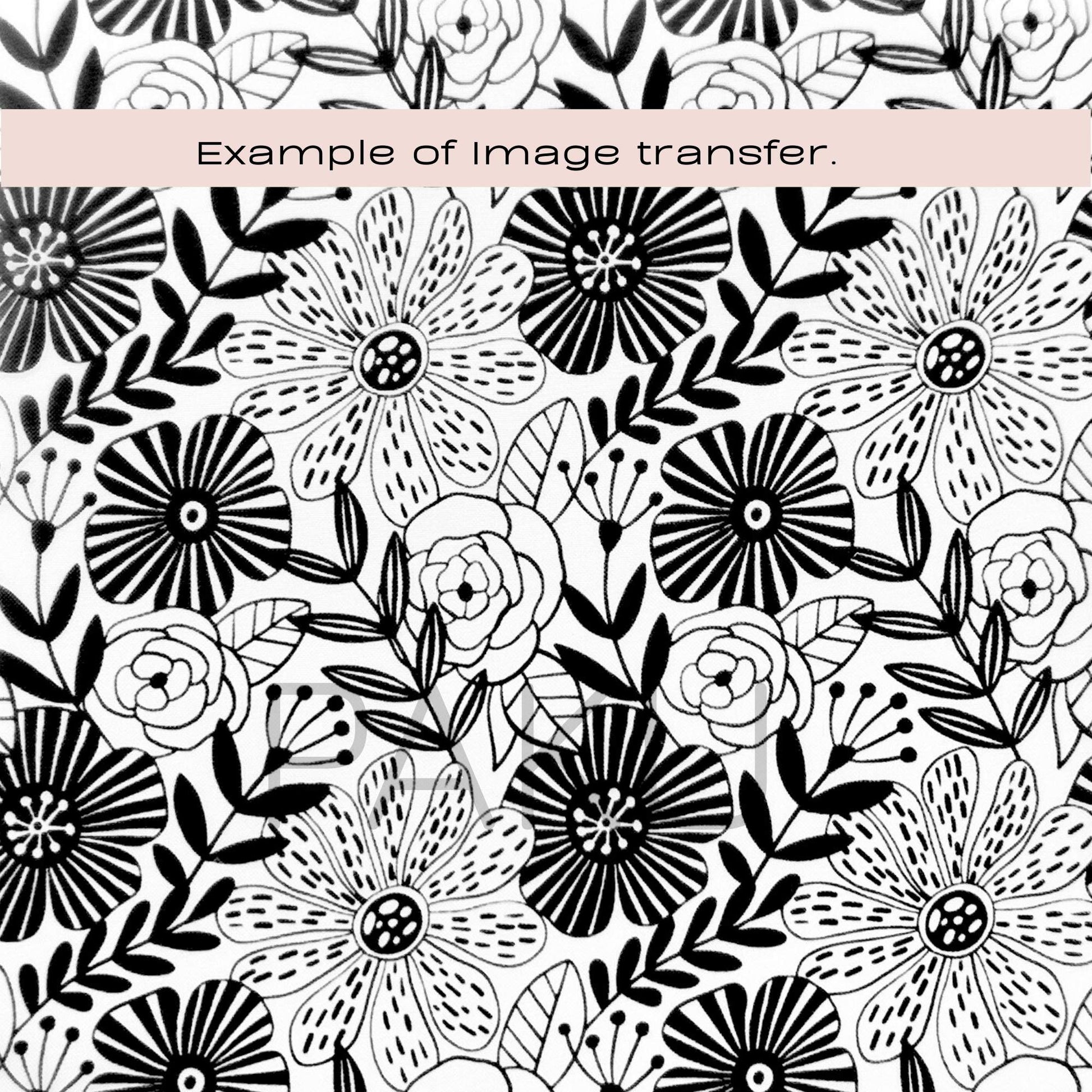 Funky Flowers Silkscreen Stencil - 