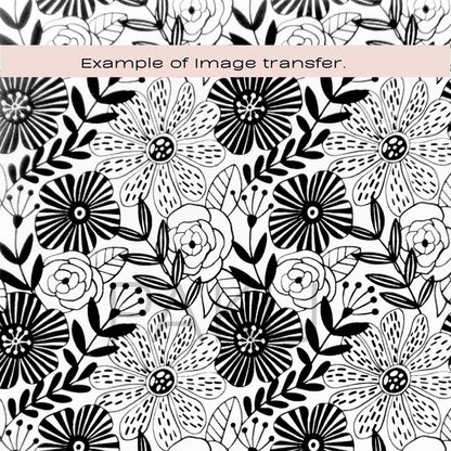 Funky Flowers Silkscreen Stencil - 