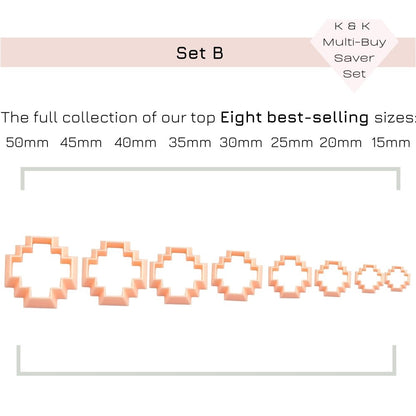 Geo Cross Clay Cutter - 
