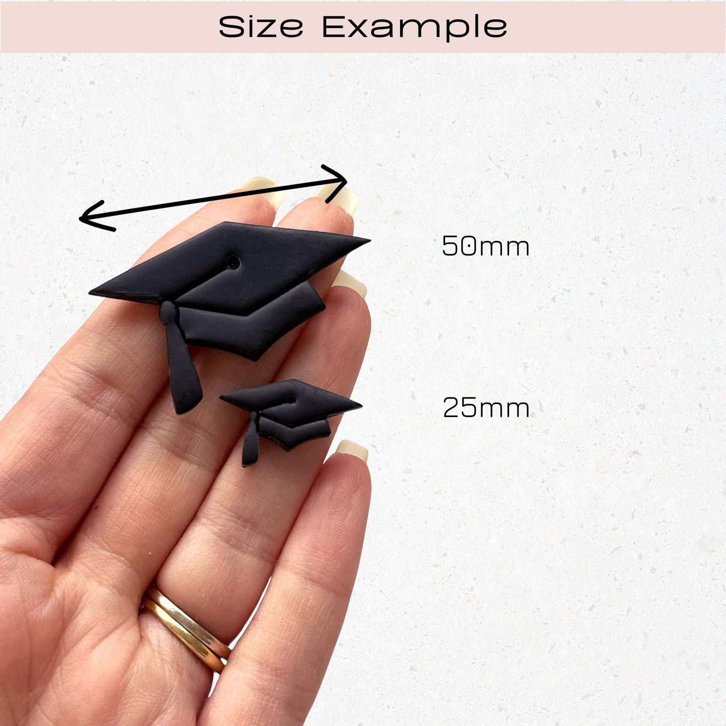 Graduation cap size guide
