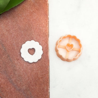 Heart Biscuit Clay Cutter | Valentines - 