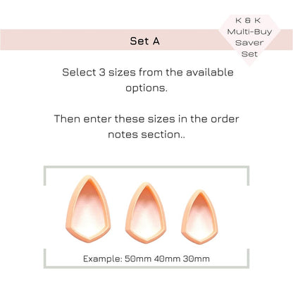 Jewel Drop Clay Cutter - 