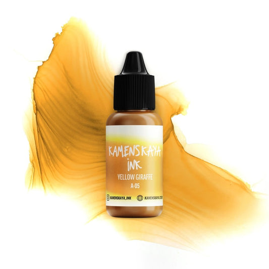 Kamenskaya Alcohol Ink 15ml | Core A-05 Yellow Giraffe -