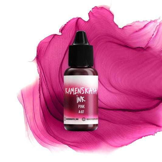 Kamenskaya Alcohol Ink 15ml | Core A-07 Pink -