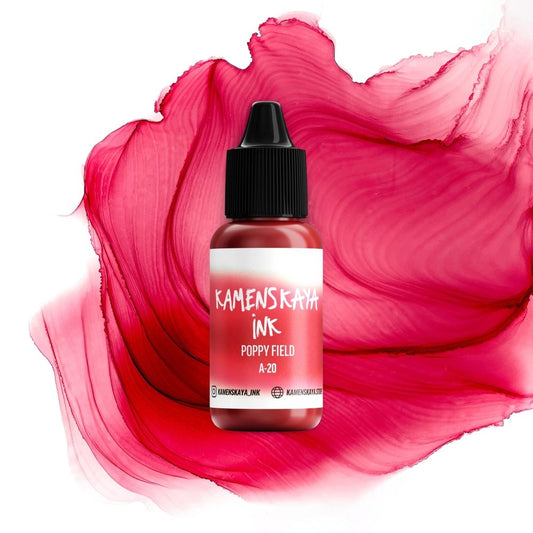 Kamenskaya Alcohol Ink 15ml | Core A-20 Poppy Field -