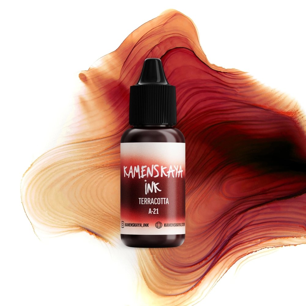 Kamenskaya Alcohol Ink 15ml | Core A-21 Terracotta -