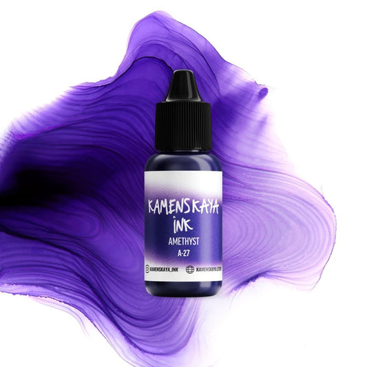 Kamenskaya Alcohol Ink 15ml | Core A-27 Amethyst -