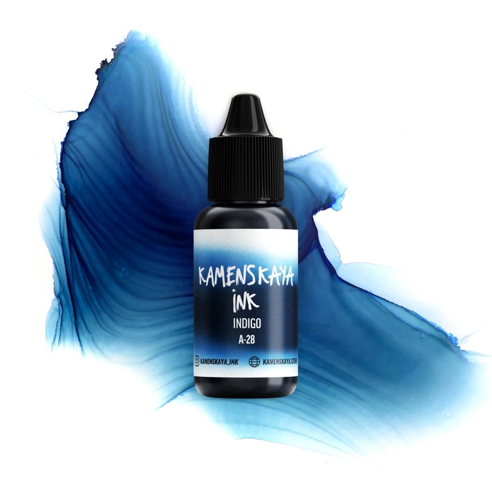 Kamenskaya Alcohol Ink 15ml | Core A-28 Indigo -